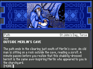 Arthur: The Quest For Excalibur screenshot 2 for Amiga